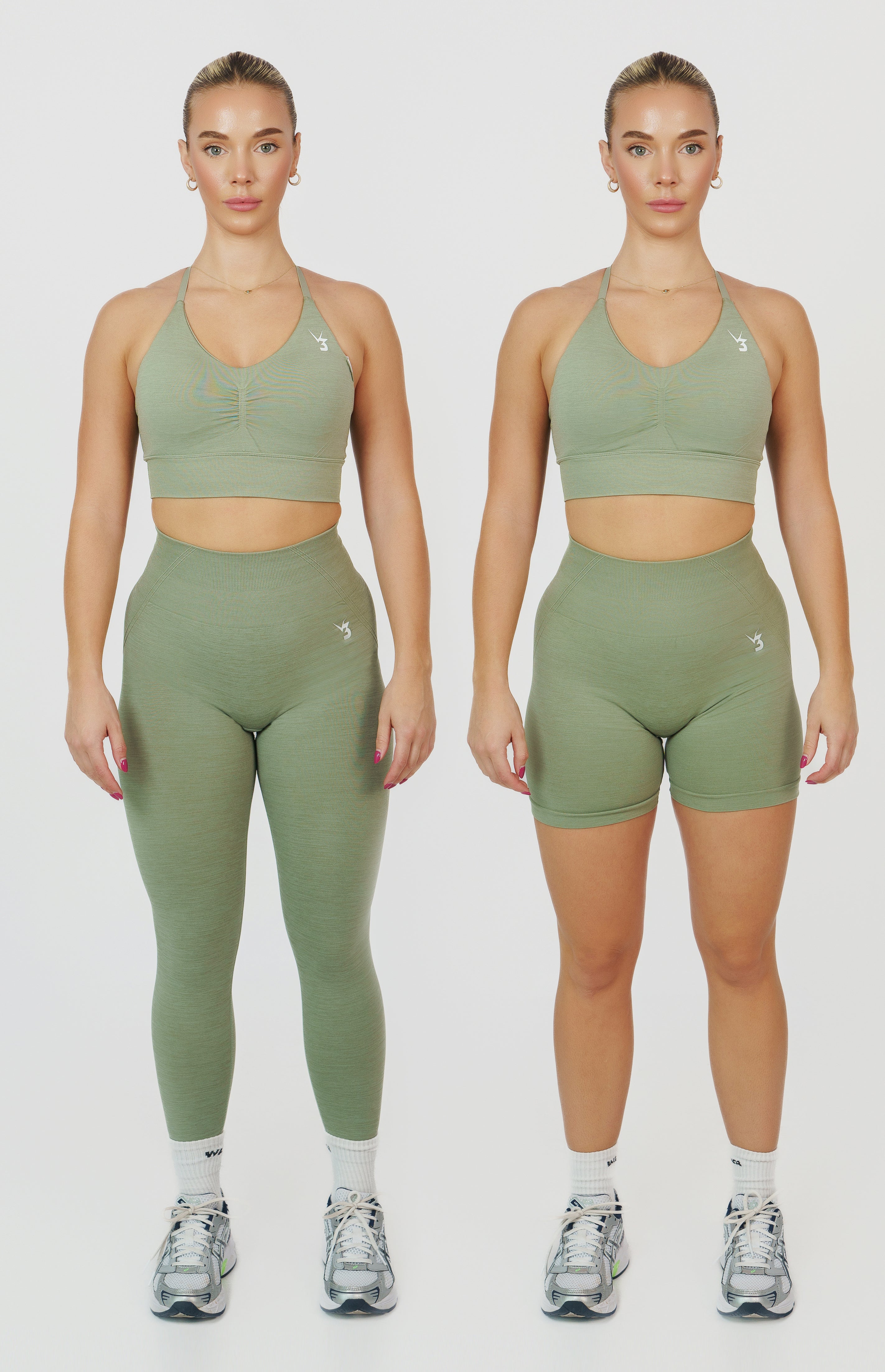 Tempo 3-Piece Seamless Set - Forest Green