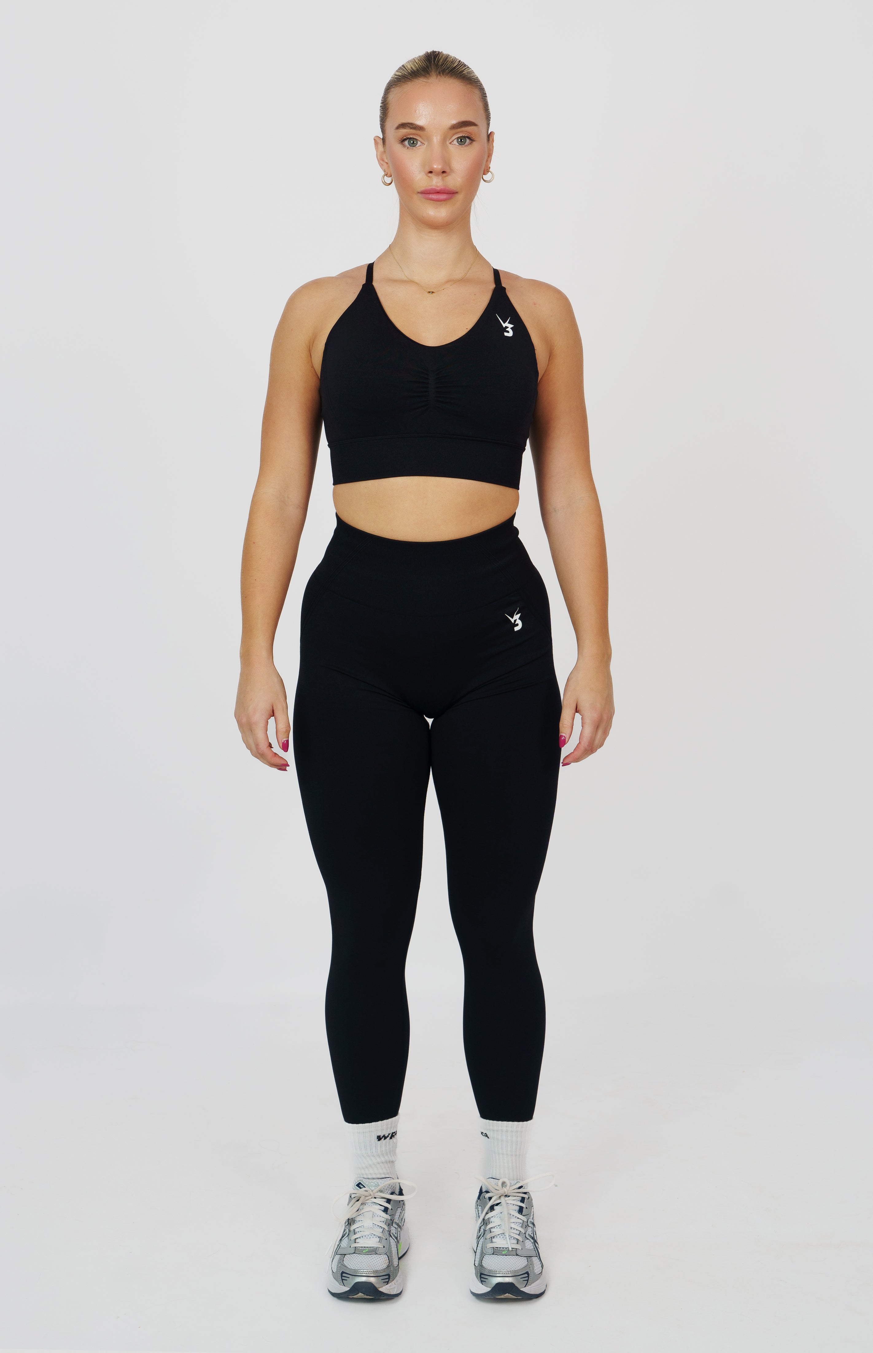 Tempo Seamless Scrunch Leggings - Black