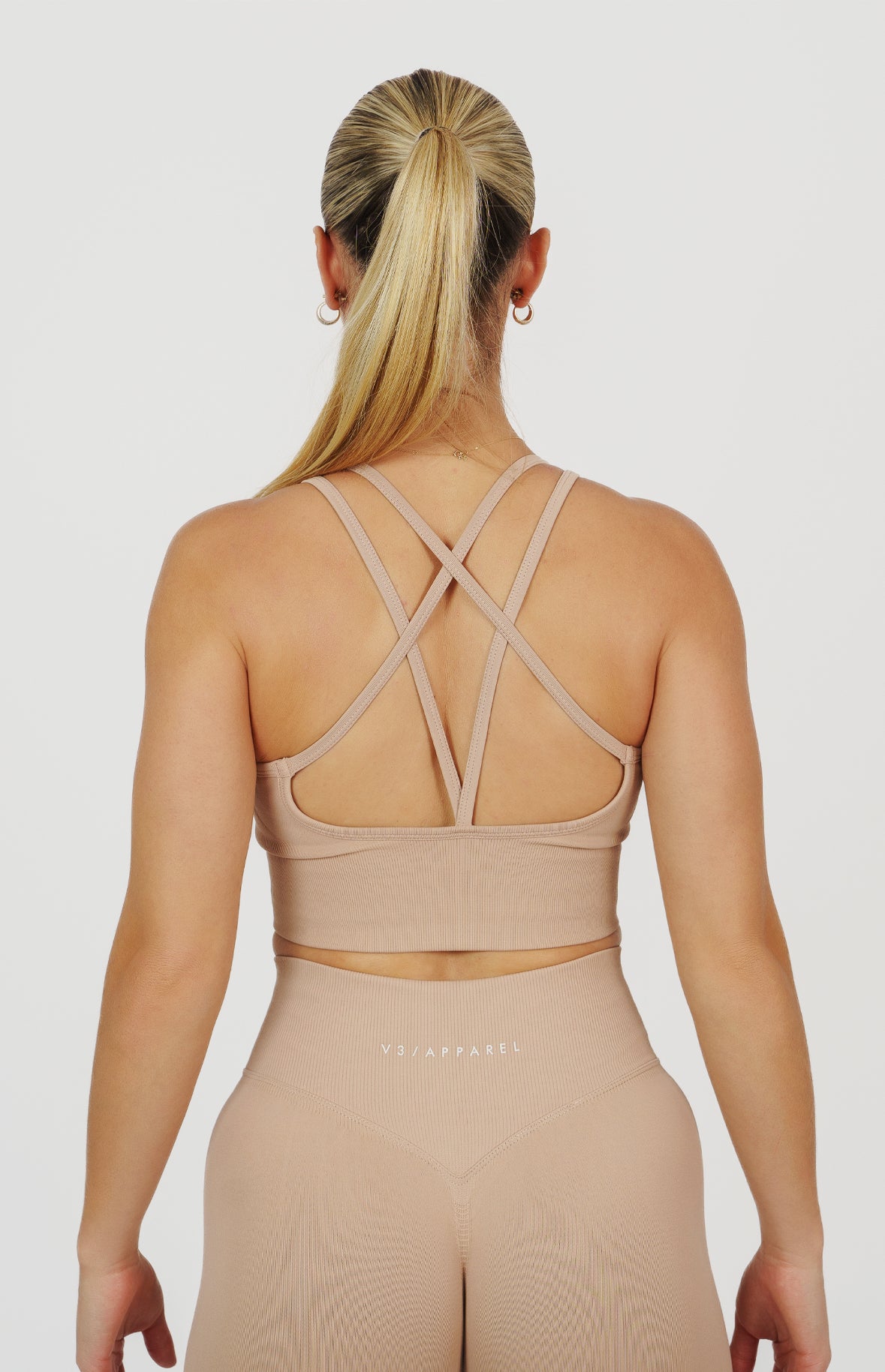 Form Seamless Strappy Sports Bra - Dusty Pink